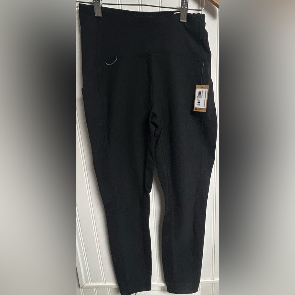 NWT Title Nine Sylvan Hybrid Hiking Tights Black Women’s Size Small